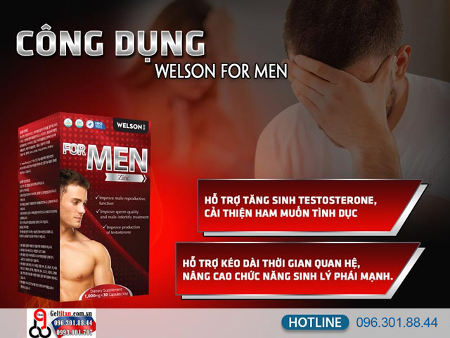 Công dụng của Welson For Men