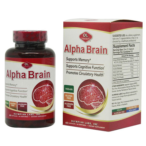 Alpha Brain - Hỗ Trợ tăng cường sức khoẻ não bộ