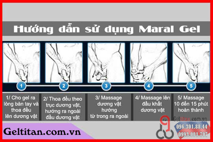 hướng dẫn sử dụng Maral Gel
