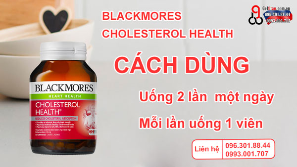 Hướng dẫn sử dụng Blackmores Cholesterol Health