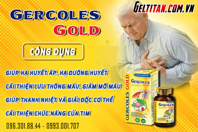 công dụng  gercoles gold