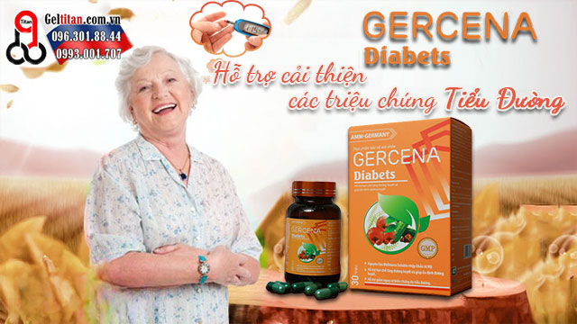 giới thiệu sản phẩm gercena diabetes