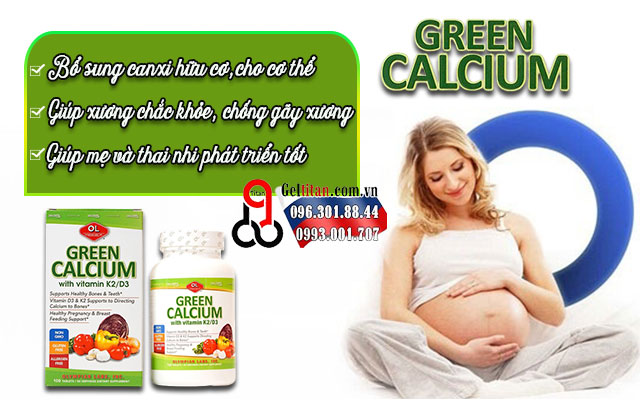 công dụng của green calcium