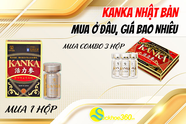 Bổ thận Kanka Nhật Bản mua ở đâu chính hãng, giá tốt