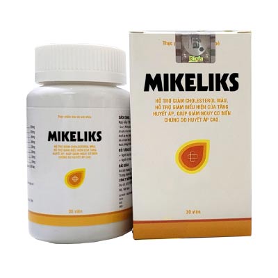 Mikeliks - Hỗ trợ giảm huyết áp dành cho người bị huyết áp cao